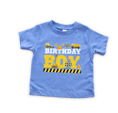 Construction Birthday Shirts - Construction Crew Party T-Shirts - Construction Theme Birthday Tees - Birthday Boy Shirt - Toddler Birthday