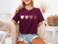 Valentine Heart Shirt, Cute Valentine Shirt, Valentine Shirt for Women, Valentine Day Shirt, Gift for Her, Valentine Day Gift