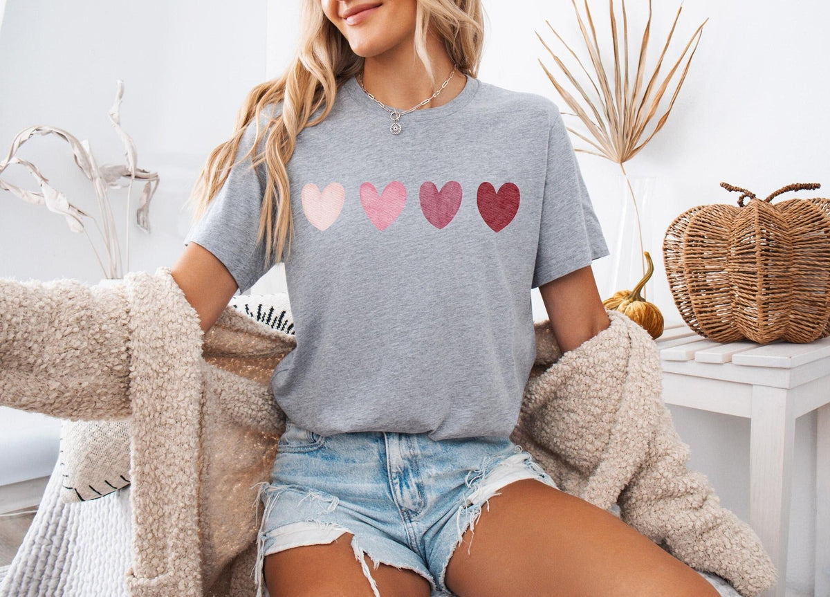 Valentine Heart Shirt, Cute Valentine Shirt, Valentine Shirt for Women, Valentine Day Shirt, Gift for Her, Valentine Day Gift