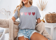 Valentine Heart Shirt, Cute Valentine Shirt, Valentine Shirt for Women, Valentine Day Shirt, Gift for Her, Valentine Day Gift