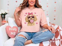 Goldendoodle Shirt - Valentine's Day Shirt - Valentine Goldendoodle Tee - Coquette Goldendoodle - Dog Lover Gift -  Dog Mom - Dog birthday