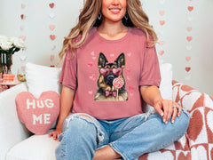 German Shepard Shirt - Valentine's Day Shirt - Valentine German Shepard Tee - Coquette German Shepard - Dog Lover Gift -  Dog Mom Tee