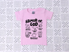 Armor Of God Toddler Shirt – Christian Kids Tee - Religious Gift - Bible Verse T-Shirt