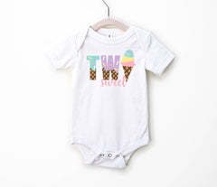 Two Sweet Birthday Shirt - Ice Cream Birthday Shirt - 2nd Birthday Ice Cream Tee - Birthday Girl Shirt - Ice Cream Theme Party Shirt