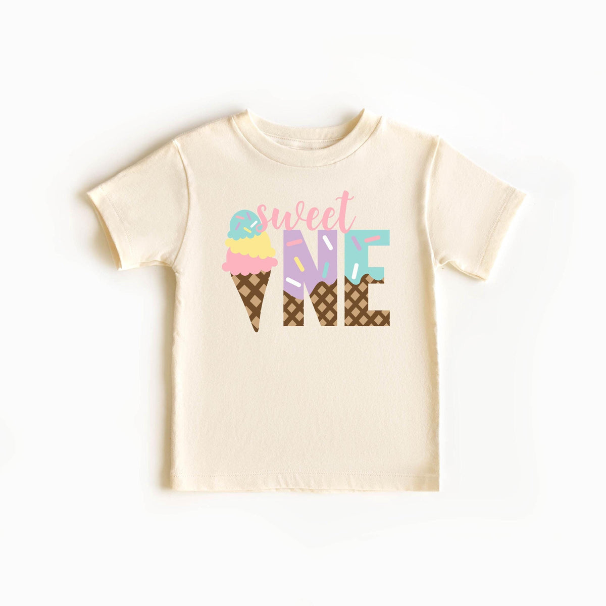 1st Birthday Ice Cream Shirt - Sweet One Shirt - Ice Cream Party Tee - First Birthday Girl Shirt - Birthday Baby Outfit - Birthday Girl Tee