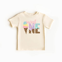 1st Birthday Ice Cream Shirt - Sweet One Shirt - Ice Cream Party Tee - First Birthday Girl Shirt - Birthday Baby Outfit - Birthday Girl Tee