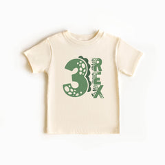 Dinosaur Rex Birthday Shirt - Custom Dinosaur Shirt - Dino Birthday Party Tee - 2nd Dino Birthday - 1st Dino Birthday - Dino Birthday Outfit