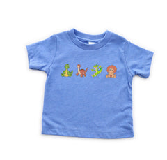 Kids Dinosaur Shirt - Minimalist Dinosaur Shirt - Triceratops Dinosaur Tee - Saurolophus Dinosaur Shirt -Dinosaur Lover Gift - Birthday Gift