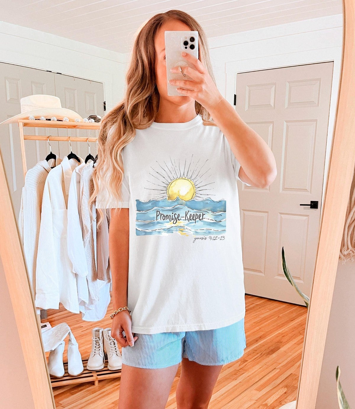 Promise-Keeper T-Shirt - Christian Tee - Bible Verse Shirt - Inspirational Gift - Religious Tee - Jesus Shirt - Sunset Shirt - Church Tee