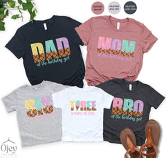 Ice Cream Birthday Shirts - Family Birthday Shirt - Three Scoops of Fun - Ice Cream Party T-Shirts - 3rd Birthday Shirt - Ice Cream Party