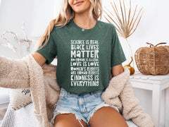 Black Lives Matter Shirt -  Black History Month Tee - Women's Rights - BLM Gift