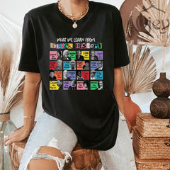 Black History Month T-Shirt – Challenge Like Rosa Speak Like Malcolm -