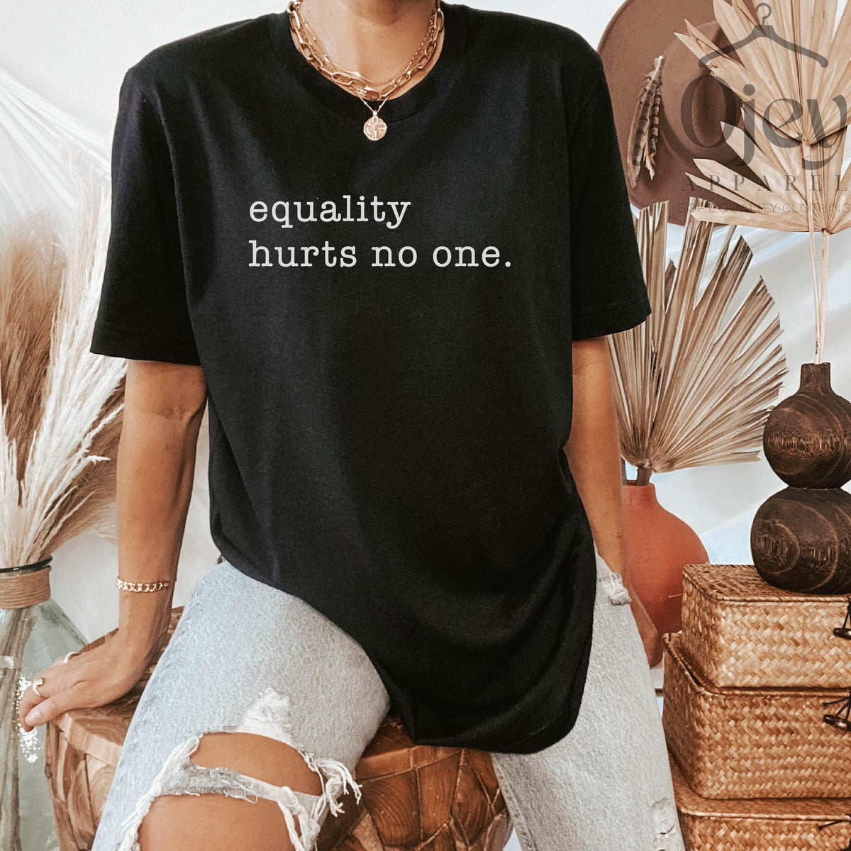 Equality Hurts No One Shirt - Equality Shirt - Human Rights T-Shirt - Equal Rights Tee - BLM T-Shirt - Social Justice Shirt - Activist Shirt