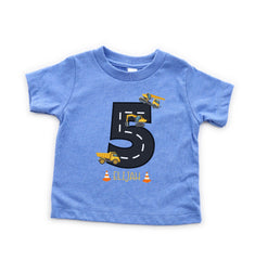 Construction Birthday Shirt - Birthday Boy Shirt - Custom Construction Shirt - 1st Birthday Shirt - 2nd Birthday Shirt - Construction Theme