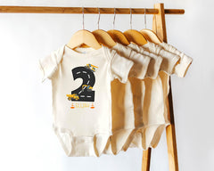 2nd Birthday Construction Shirt - Dump Truck Birthday Tee - Birthday Boy Shirt - Excavator Birthday Shirt - Toddler Birthday T-Shirt