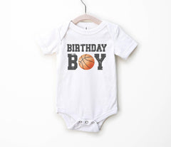 Basketball Birthday Toddler Shirt - 1st Birthday Kids Tee - Toddler Birthday T-Shirt - Birthday Boy Tee - Basketball Birthday