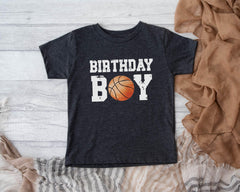Basketball Birthday Toddler Shirt - 1st Birthday Kids Tee - Toddler Birthday T-Shirt - Birthday Boy Tee - Basketball Birthday