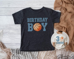 Basketball Birthday Toddler Shirt - 1st Birthday Kids Tee - Toddler Birthday Bodysuit - Birthday Boy T-Shirt - Basketball Birthday