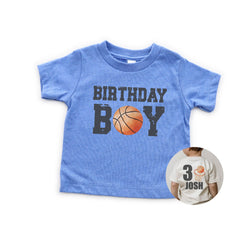 Basketball Birthday Toddler Shirt - 1st Birthday Kids Tee - Toddler Birthday Bodysuit - Birthday Boy T-Shirt - Basketball Birthday