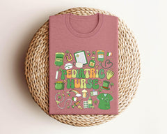 Nurse St Patrick Shirt - Pediatric Nurse Shirt - Lucky Nurse - Gift for Nurse - Shamrock Nurse - Clover Nurse Shirt -  St. Patrick Gift