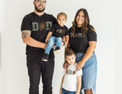 1st Birthday Football - First Birthday Toddler Shirt - Family Crew T-Shirts - Birthday Boys Bodysuit - Football Theme Kids Tee