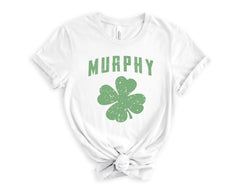 Custom Shamrock Shirt - Personalized Last Name - Shamrock Tee - Custom St. Patrick's Day - Lucky T-Shirt - Irish Tee - Ireland Name