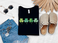 Shamrock T-Shirt - Lucky Clover Tee - Lucky Irish Shirt - St. Patrick Tee - St. Patrick Crewnecks - Gift St. Patrick's