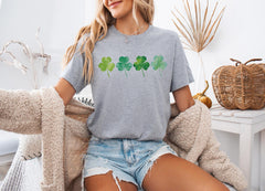 Shamrock T-Shirt - Lucky Clover Tee - Lucky Irish Shirt - St. Patrick Tee - St. Patrick Crewnecks - Gift St. Patrick's