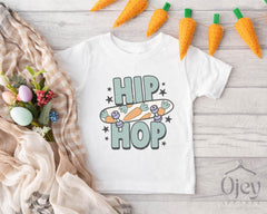 Easter Hip Hop Shirt - Easter Shirt for Boys - Toddler Easter T-Shirt - Easter Skating Shirt - Kids Easter Outfit - Retro Easter Shirt