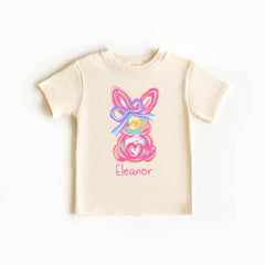 Custom Easter Bunny Shirt - Girl Easter Shirt - Toddler Easter Day Shirt - Easter Outfit - Personalized Easter Gift