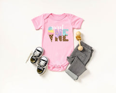 1st Birthday Ice Cream Shirt - Sweet One Shirt - Ice Cream Party Tee - First Birthday Girl Shirt - Birthday Baby Outfit - Birthday Girl Tee