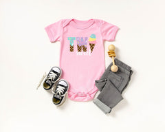 Two Sweet Birthday Shirt - Ice Cream Birthday Shirt - 2nd Birthday Ice Cream Tee - Birthday Girl Shirt - Ice Cream Theme Party Shirt