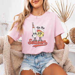 Tis the Season T-Shirt - Softball Lover - Softball Season Tee - Softball Mom Shirt - Softball Team Outfit - Game Day Mom Tee - Softball Gift