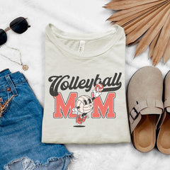 Volleyball Mom T-Shirt - Gift for Volleyball Mom - Game Day Mom Tee - Volleyball Lover - Mom Life Shirt - Volleyball Season - Mothers Day