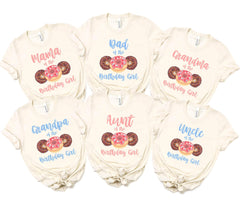 Donut Birthday Girl Shirt - Donut Family Party T-Shirts - Donut Birthday Tees - Kids Birthday Shirts - Mama of the Birthday Girl Donut