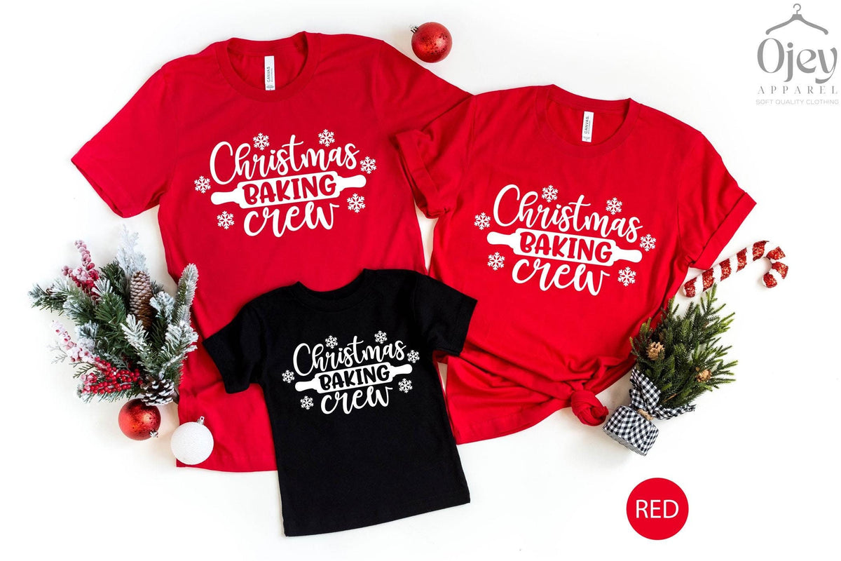 Christmas Baking Crew Shirt, Christmas Family Shirts,  Christmas Party Shirt, Kids Christmas Shirts, Christmas T Shirt, Matching Christmas