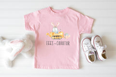 Kids Easter Shirt - Easter Egg Hunt Shirt - Eggscavator Shirt - Easter Excavator Shirt - Happy Easter Shirt - Toddler Easter Shirt
