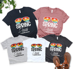 Custom Spring Break Crew Shirts - Spring Break Vacation Shirts - Family Spring Vacation T-Shirts - Spring Cruise - Girls Trip Vacation