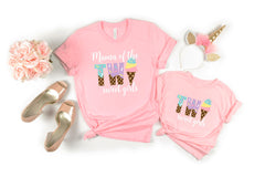 Two Sweet Girls T-Shirt - Twins Birthday Shirt - Mama of the Two Sweet Girls Tee - Girl Matching Outfit - Mommy and me Outfit - Ice Cream