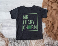 Mr. Lucky Charm Shirt - St. Patrick Toddler Shirt - Lucky Charm Boys Shirt - Lucky Dude T-Shirt - St. Patrick Bodysuit - St. Patrick Gift