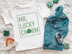 Mr. Lucky Charm Shirt - St. Patrick Toddler Shirt - Lucky Charm Boys Shirt - Lucky Dude T-Shirt - St. Patrick Bodysuit - St. Patrick Gift
