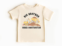 Big Brother Shirt - Big Brother Under Construction Shirt - New Brother Shirt - Brother To Be Shirt - Toddler Baby Announcement Shirt