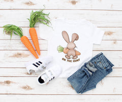Kids Easter Shirts - Egg Hunter Shirt - On The Hunt Tee - Toddler Easter Shirts - Cute Easter Outfit - Easter Egg Hunt Shirt - Easter Gift