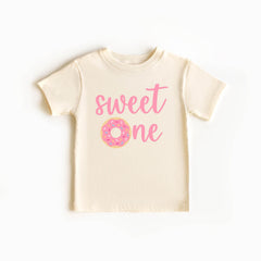 1st Birthday Girl Shirt - Sweet One Shirt - Girls Birthday Shirt - Donut Birthday Shirt - Donut Theme Party T-Shirt - Girl 1st Birthday