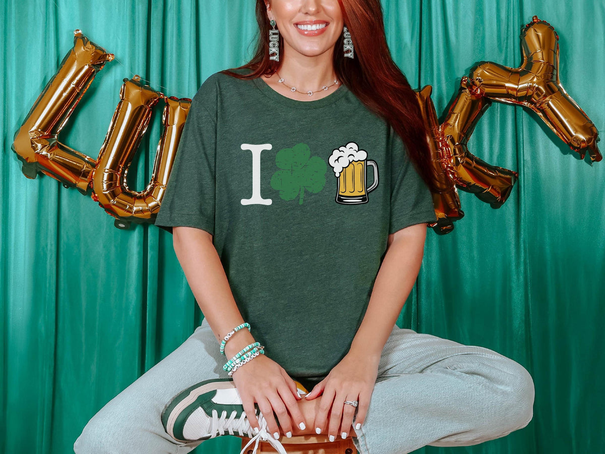 Day Drinking St. Patrick Shirt - I Shamrock Beer Shirt - Beer Lover Shirt - St. Patrick's Pub Shirt - Irish Drinking Shirt - Tipsy Irish