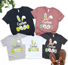 Custom Easter Bunny Shirts - Bunny Toddler T-Shirt - Easter Family Trip Shirt - Kids Easter Tee -Personalized Easter Shirt - Bunny Lover Tee