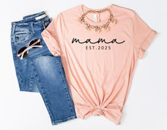 Mama And Dad Est 2025 Shirt, Matching Couple Shirts, Est Year Tee, New Dad Shirt, New Mom Shirt, Couples Shirts For Valentines, Family Gifts