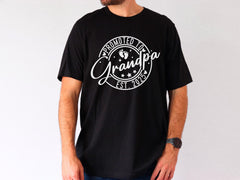 Grandpa Est 2025 Shirt, Future Grandpa Shirt, Pregnancy Reveal Grandpa Shirt, Grandpa 2025 Shirt, Baby Announcement Tee, Promoted To Grandpa