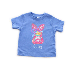 Custom Easter Bunny Shirt - Girl Easter Shirt - Toddler Easter Day Shirt - Easter Outfit - Personalized Easter Gift