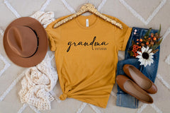 Grandma Est 2025 Shirt, Grandma To Be Tshirt, Grandmother Shirts, Personalized Grandma Shirt, Grandma Established, Mother's Day Grandma Gift